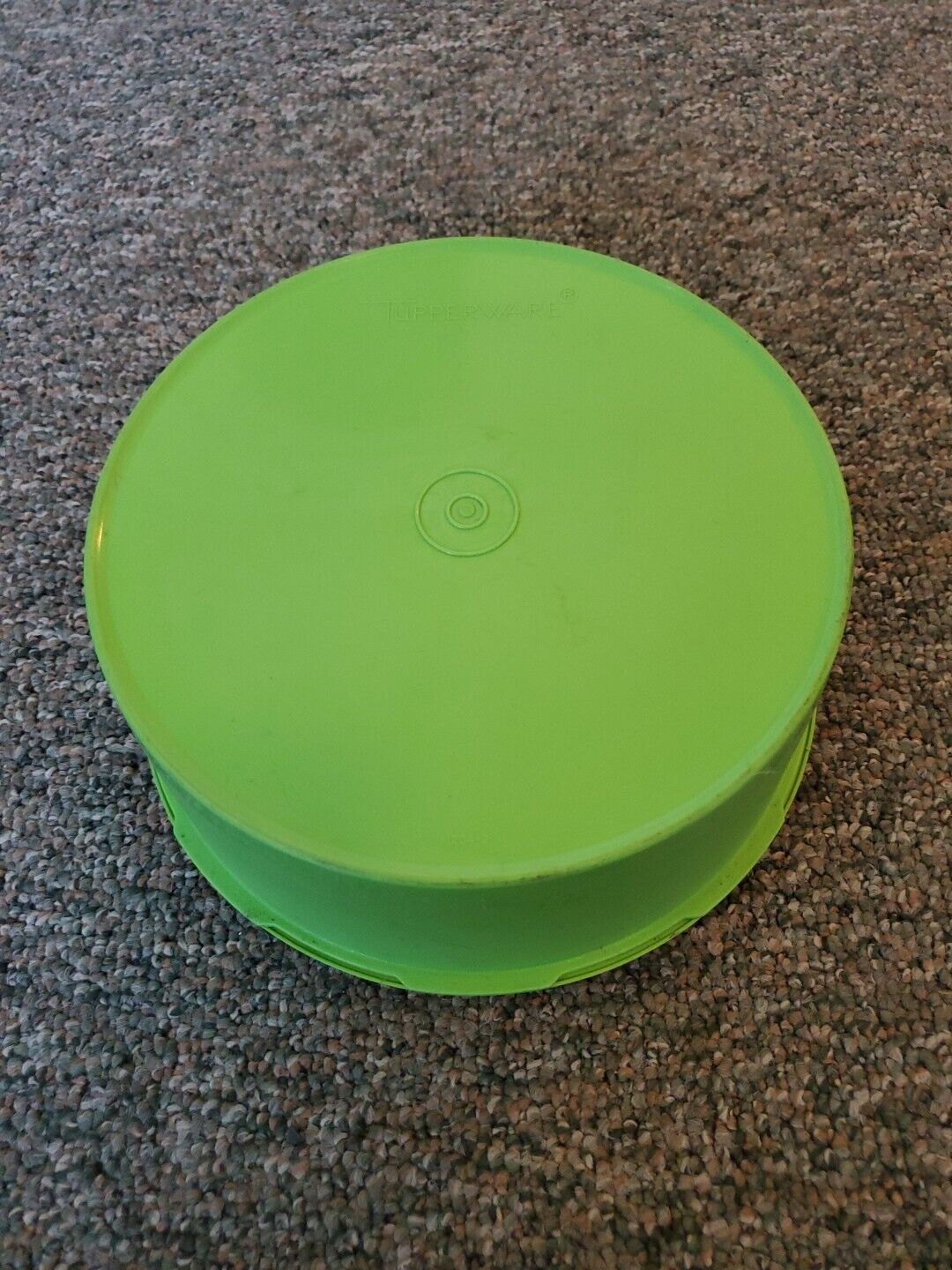 Vintage Tupperware Apple Green Container