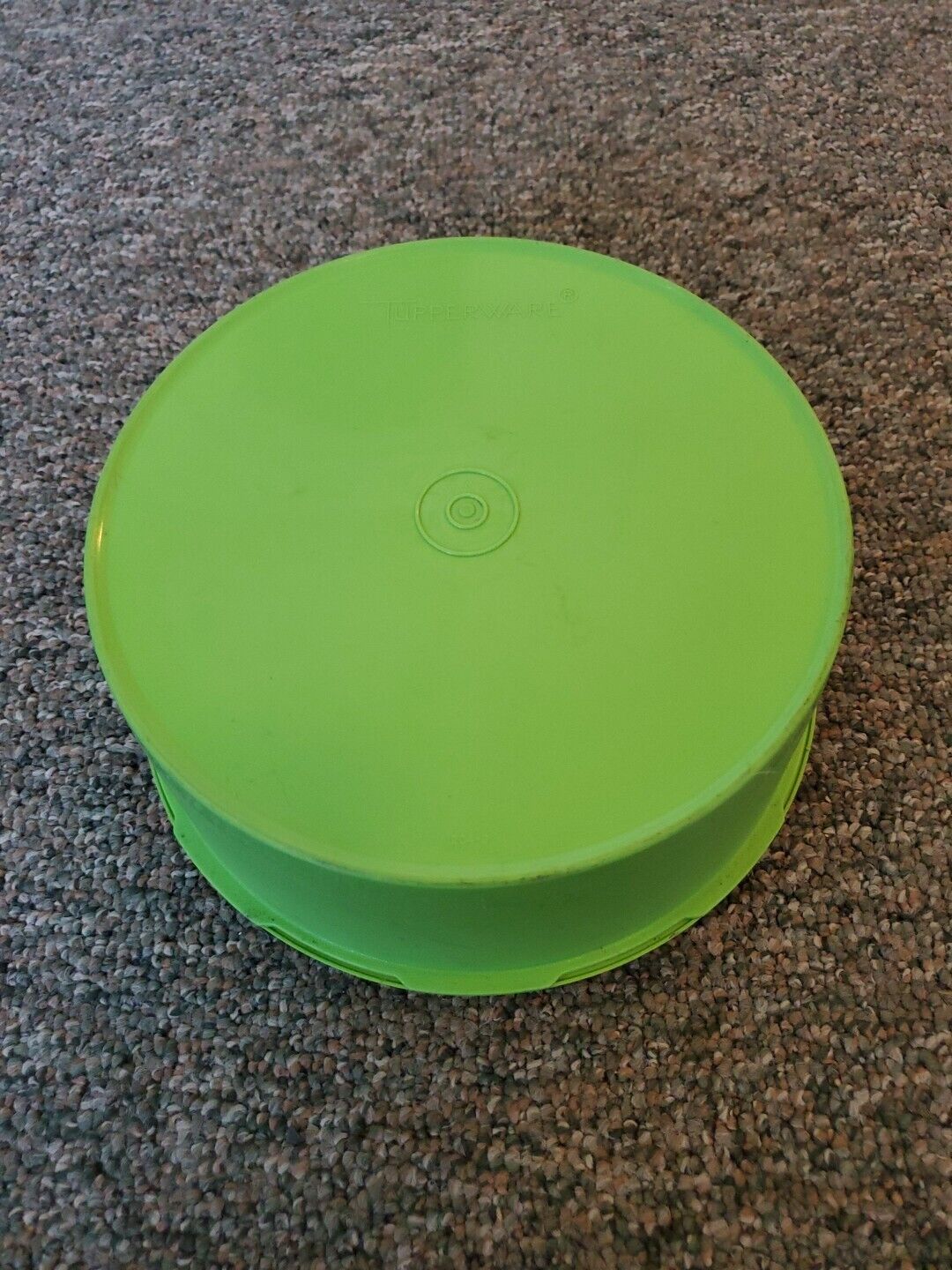 Vintage Tupperware Apple Green Container
